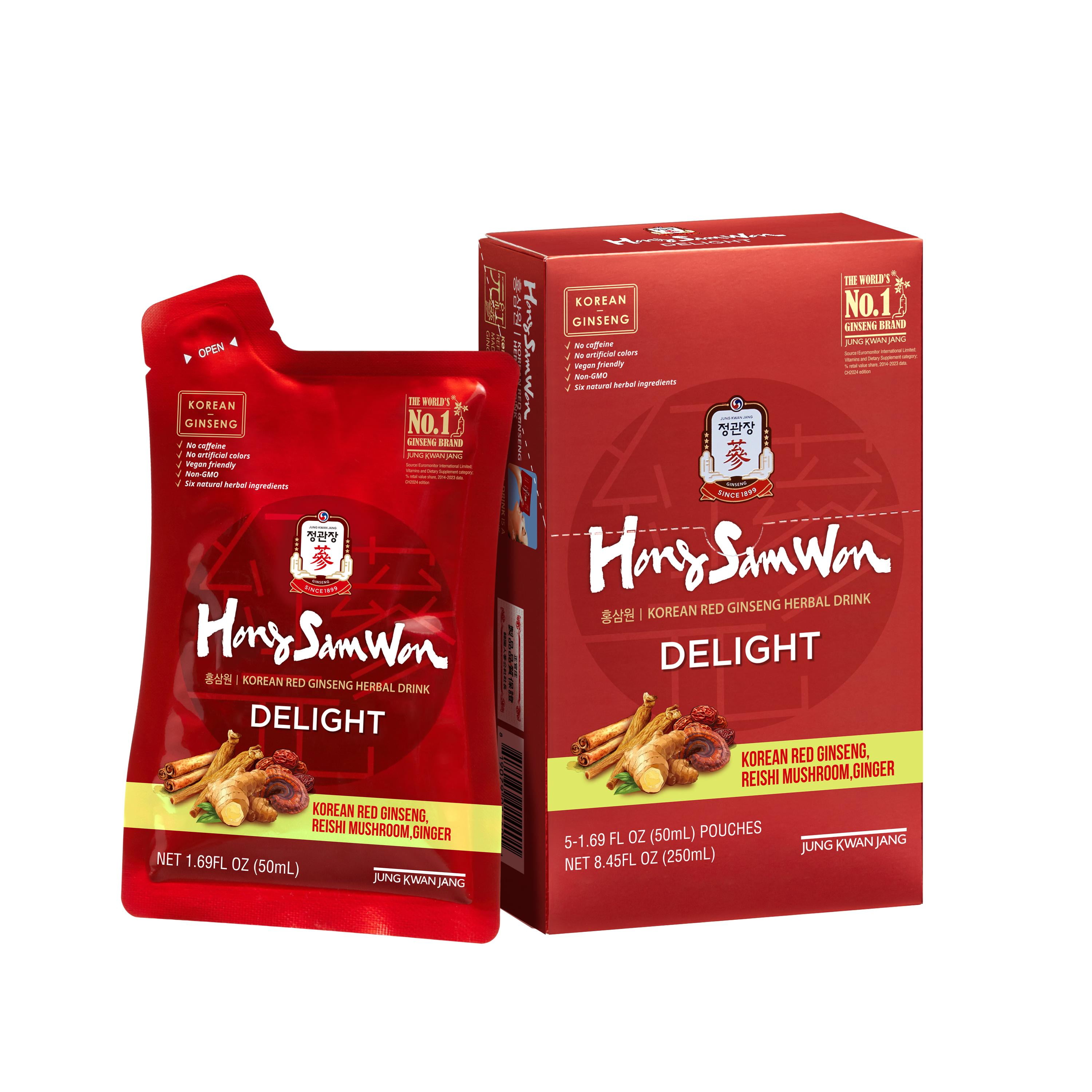 HongSamWon Delight(5ct) - Korean Red Ginseng Herbal Drink