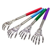 Hongan 4PCS Back Scratchers Telescoping Metal Back Scratcher for Adults with Stainless Steel Grip