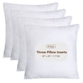 thumbnail image 1 of Hongan 20 x 20 PP Cotton Decorative Pillow Inserts, Breathable (4 Count), 1 of 8