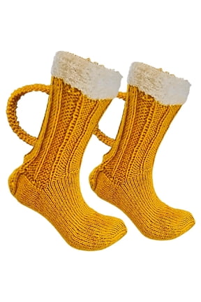 Honganda Funny Animal Socks for Women - Novelty Alligator & Shark 3D Knit Socks for Christmas, Hand Crocheted Soft Breathable Cotton Novelty Socks