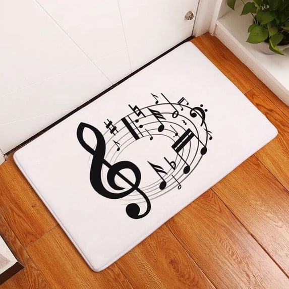 Hongbo Doormat Carpets Creative Notes Print Mats Floor Kitchen Bathroom Rugs 40X60or50x80cm