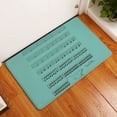 thumbnail image 1 of Hongbo Doormat Carpets Creative Notes Print Mats Floor Kitchen Bathroom Rugs 40X60or50x80cm, 1 of 6