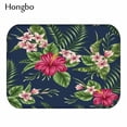 thumbnail image 1 of Hongbo Tropical Cactus a Pattern Anti-Slip Suede Carpet Door Mats Doormat Outdoor Kitchen Room Floor Mat Rug, 1 of 5