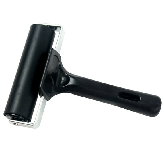 Hongchegh 2 Rubber Rollers for Printmaking & Stamping - Steel Frame