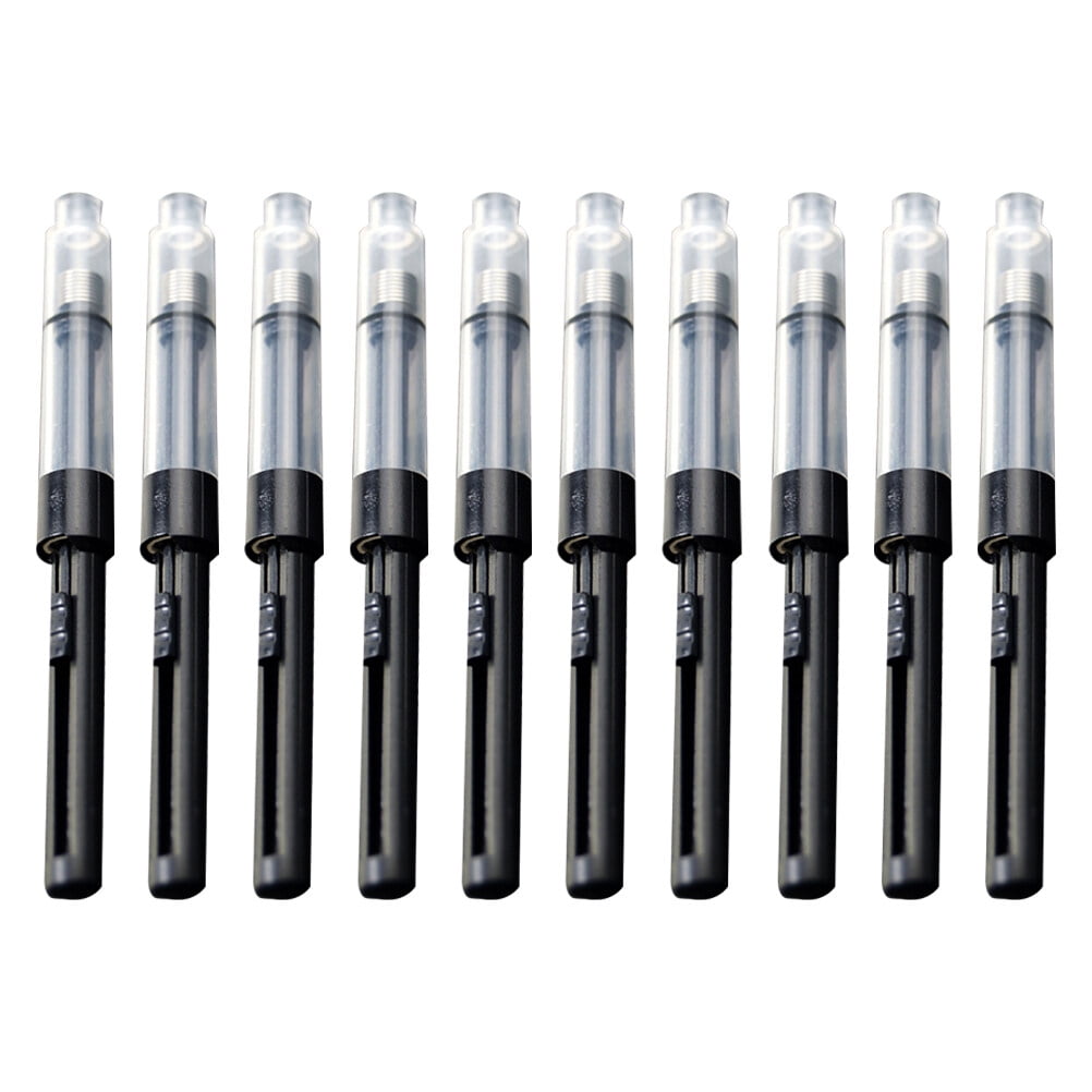 Hongchegh 20pcs Practical Fountain Pen Ink Cartridge Converters Push