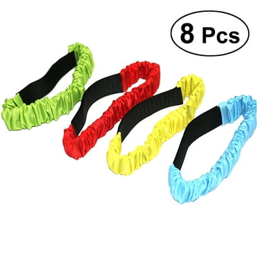 Hongchegh 3-Legged Race Bands 8Pcs - Relay Race Game for Kids & Adults
