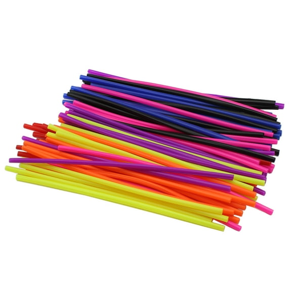 Hongchegh 72 PCS Bike Spoke Spoke Skins Covers Motorcycle Motocross Dirt Bike MTB Wheel Rim Spoke Wraps Protector Kit (Random Color)