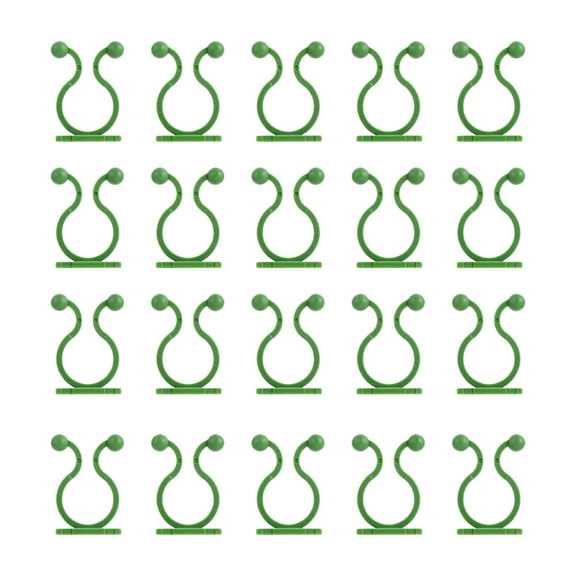 Hongchegh 80x Climbing Wall Clips Self-Adhesive Hooks Green 3.3x2cm