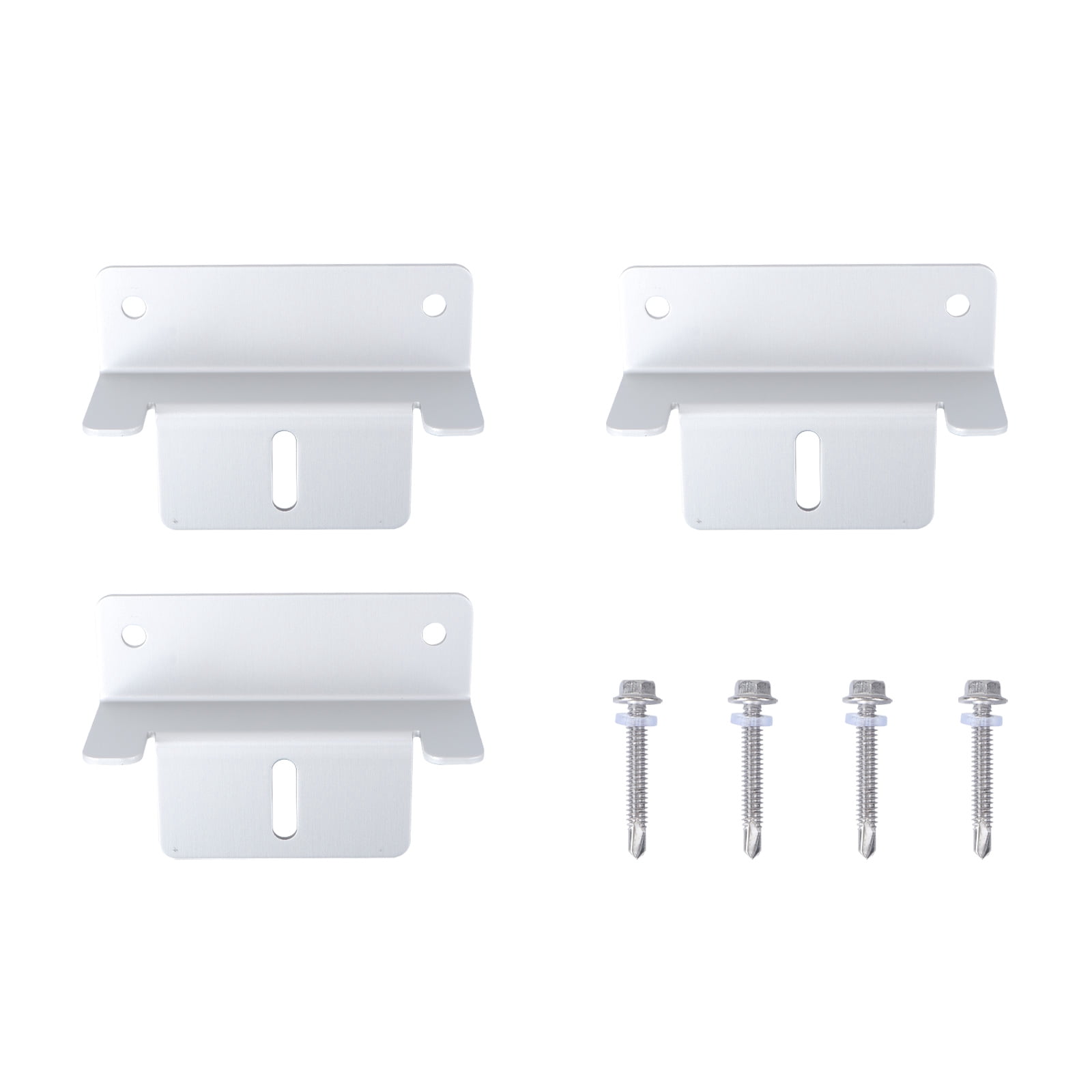 Hongchegh Adjustable Solar Panel Mounting Brackets (4pcs) - Silver