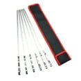 Hongchegh BBQ Skewers 6pcs Stainless Steel Barbecue Resuable Meat Grill