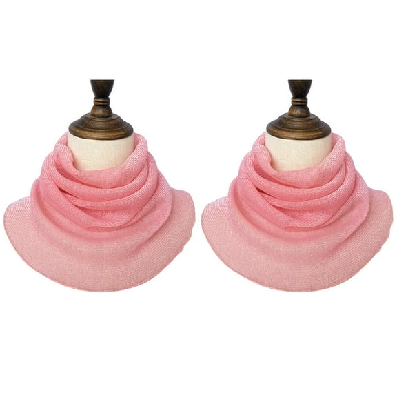 Hongchegh Chiffon Neck Scarf Bandana UV for Summer Outdoor (2pcs)