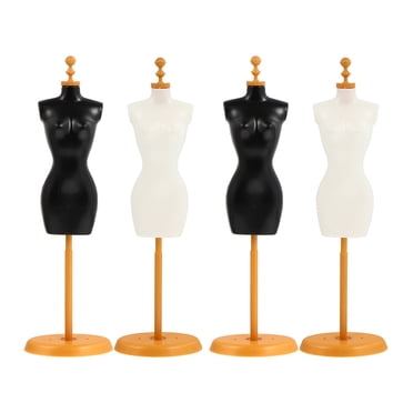 Cutemini 1:12 Scale Dollhouse Dress Form - Silver Alloy Female Mannequin, 2.5x8 Cm, For Miniature Displays & DIY