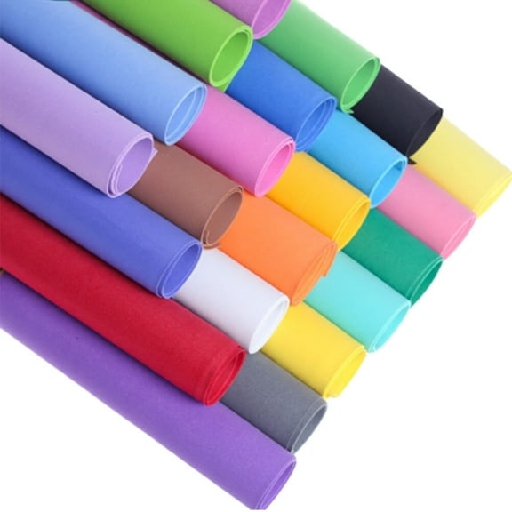 Hongchegh EVA Papers 20pcs 1mm Thick EVA Papers Handmade Sheets Sponge Paper DIY Handcraft Materials Scrapbooking Craft for Flower Background Gift Cardboard Decor(Mixed Colors/50x50cm)