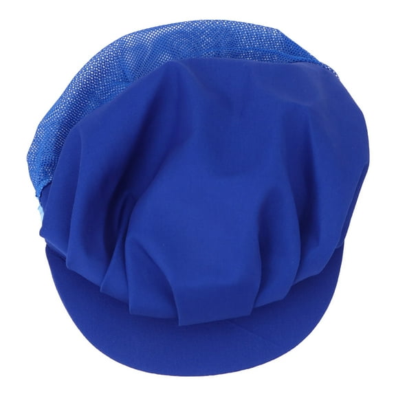 Hongchegh Elastic Chef Cap Kitchen Cooking Hat Hair Nets for Men Blue Mesh Working Hat