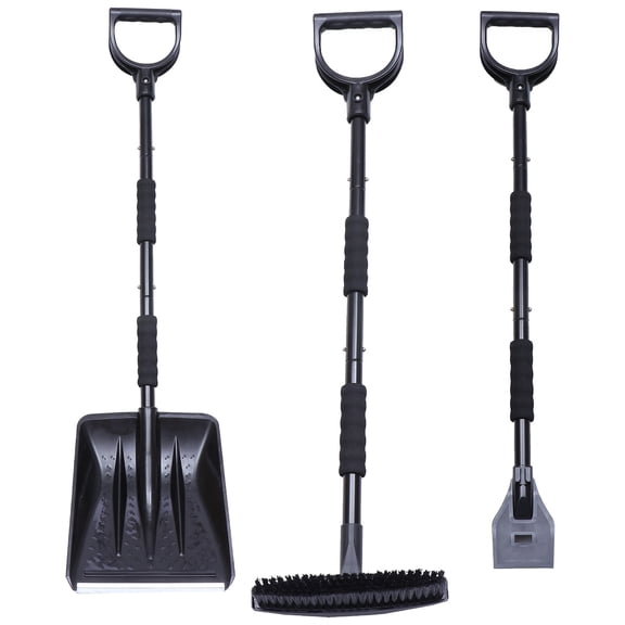 Hongchegh Snow Car Removal Kit Scraper Wiper Set Metal Scrapers Windshield Ice
