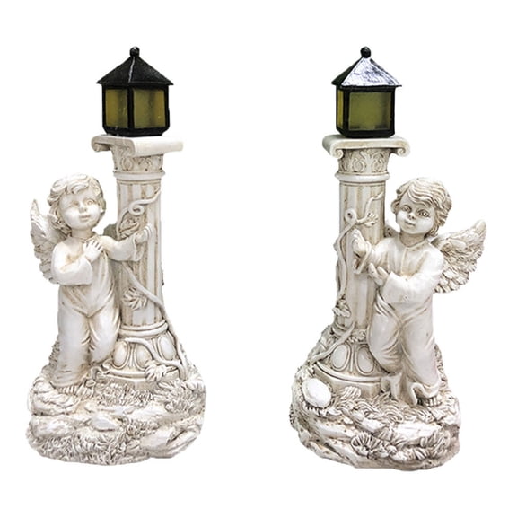 Hongchegh Solar Cherub Angel Wall Mounted Planter Bracket for Indoor House Plants