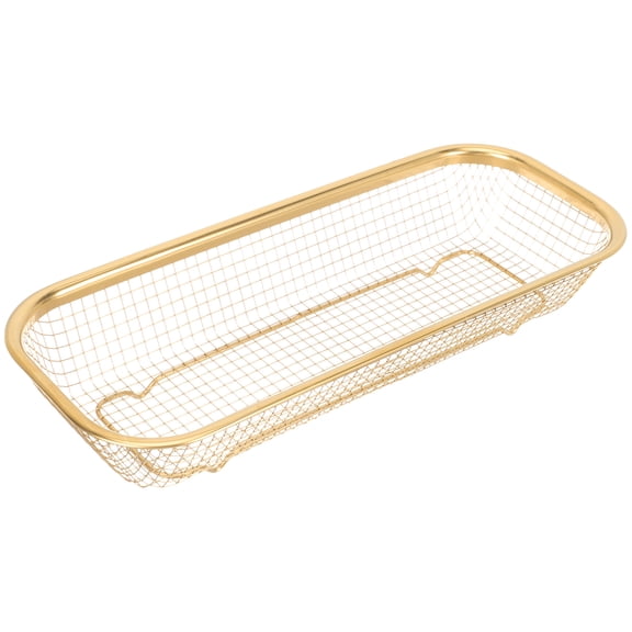 Hongchegh Stainless Steel Cutlery Storage Basket Mesh Drainer Rack