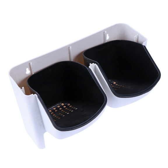 Hongchegh Wall planter Creative Vertical Garden Wall Planter Living Background Wall Pot Wall Mount for Indoor Hall Balcony Garden Mall Office Herb Vegetable Flower (White)