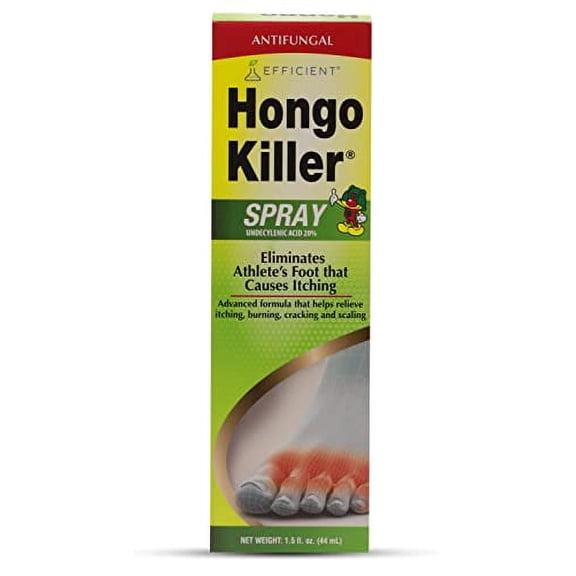 Hongo Killer Antifungal Spray, Athlete's Foot Treatment, 1.50 Fl Oz, Bottle