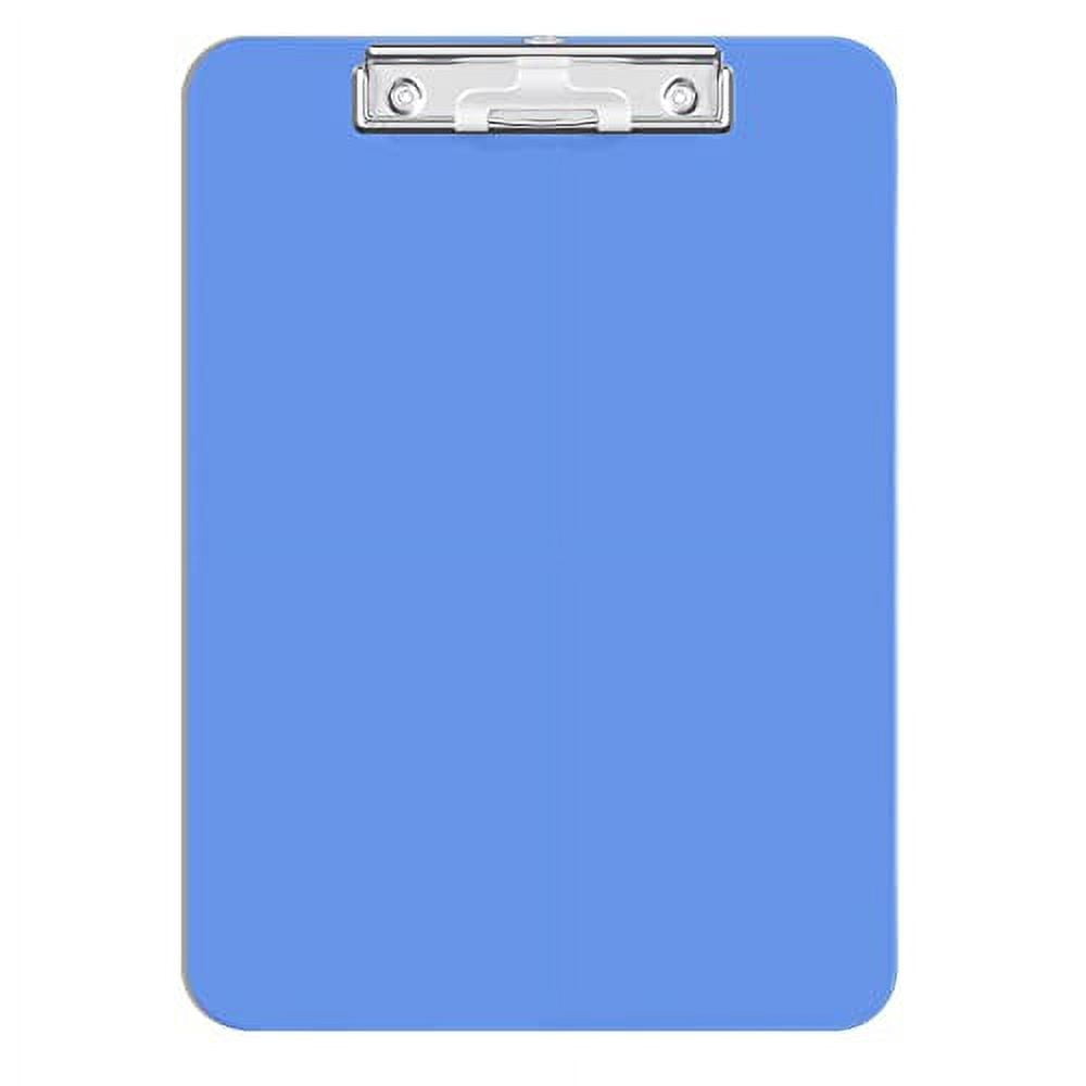 Hongri Plastic Clipboard, Blue Clipboard Standard A4 Letter Size ...