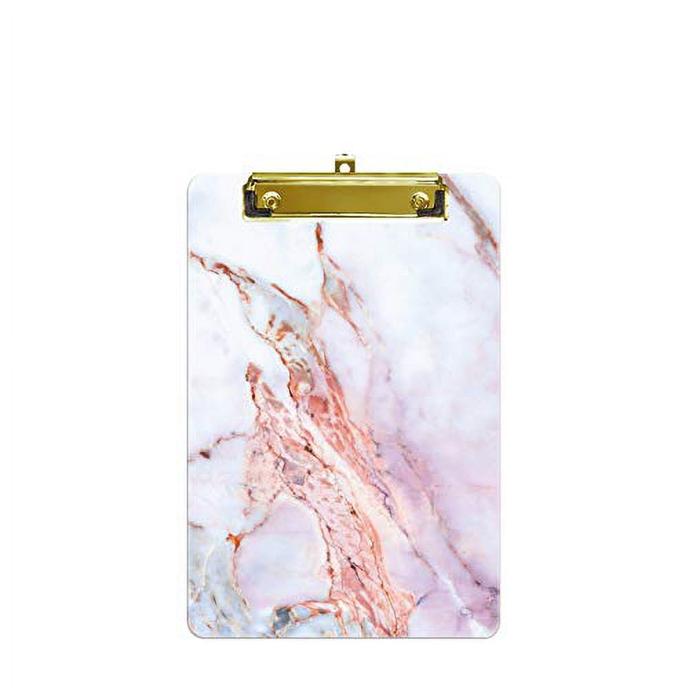 Hongri Small Plastic Clipboard, Fashion Design A5 Size Memo Clipboards