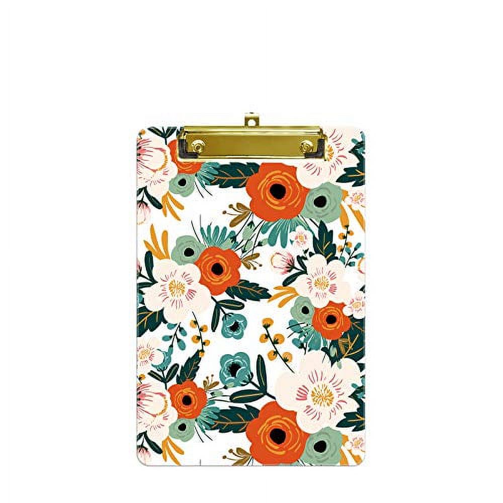 Hongri Small Plastic Clipboard, Fashion Design A5 Size Memo Clipboards