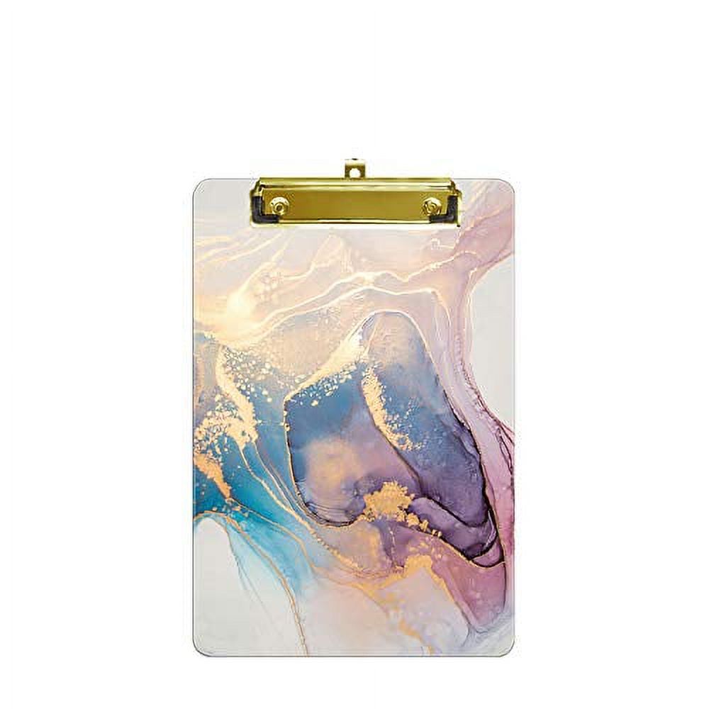 Hongri Small Plastic Clipboard, Fashion Design A5 Size Memo Clipboards