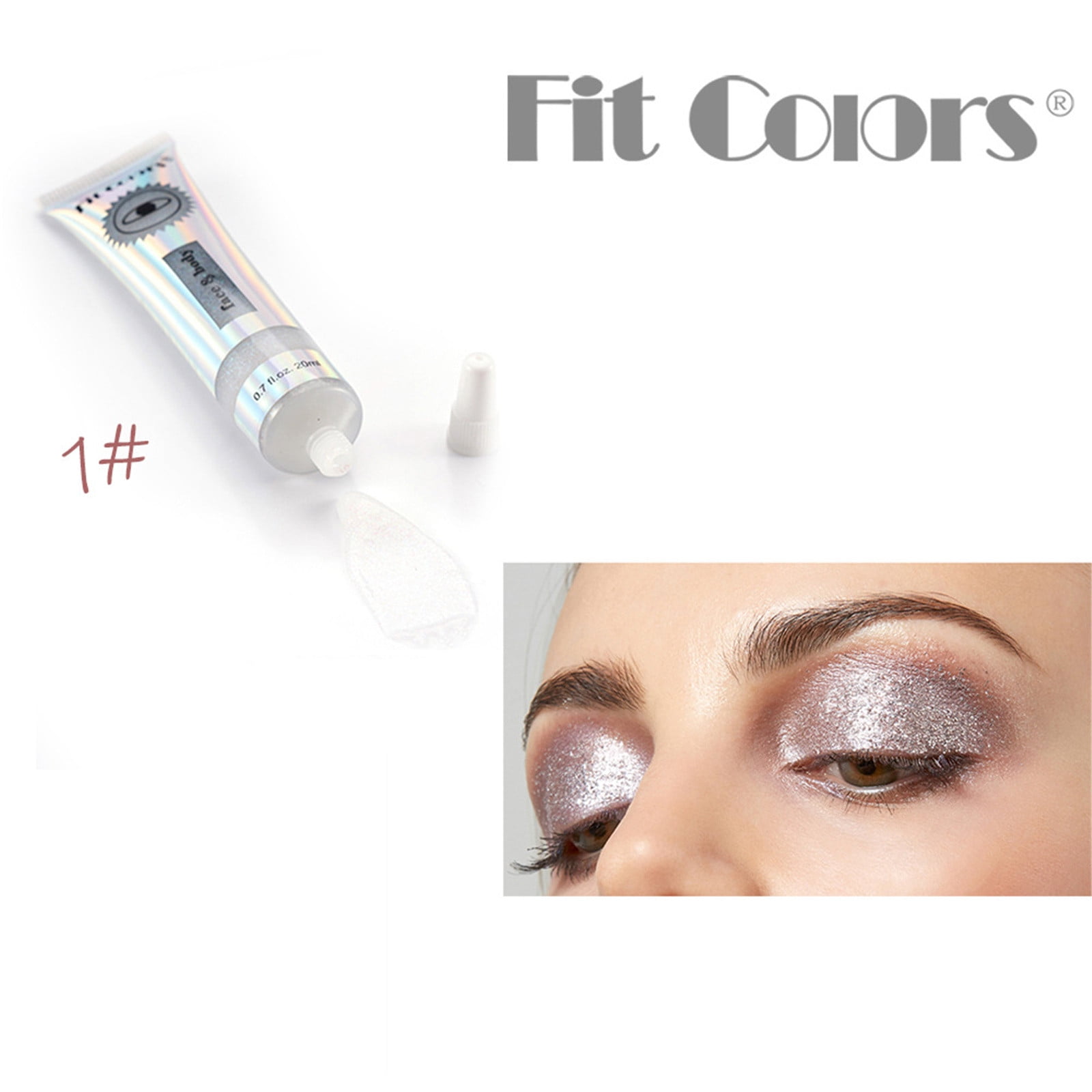 Hongssusuh Eye Shadow Eye Shadow Primers Color Flash Eye Shadow, Sequin