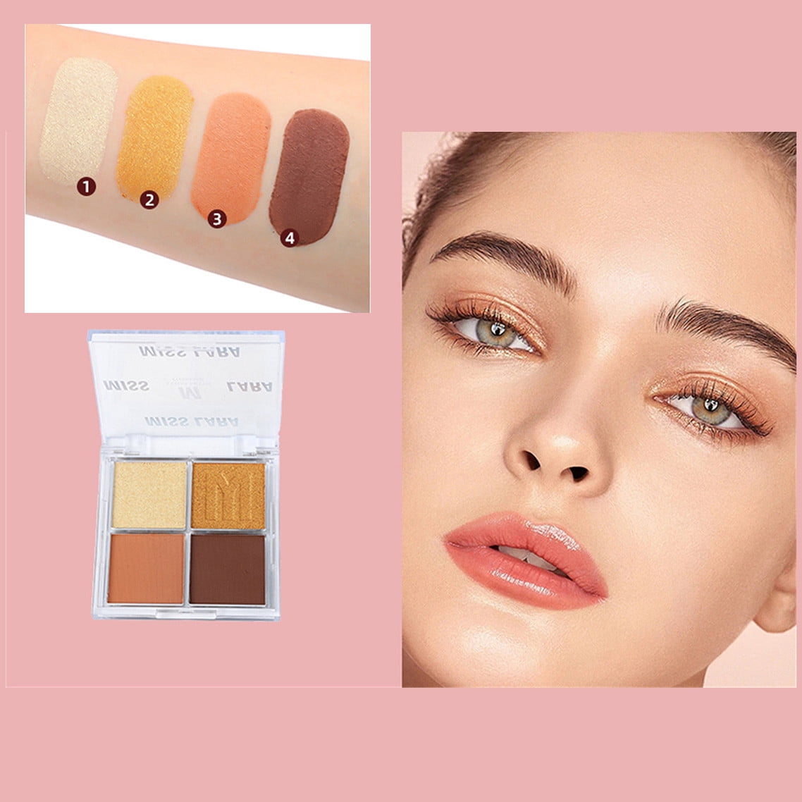 Hongssusuh Eye Shadow Eye Shadow Primers FourColor Eye Shadow