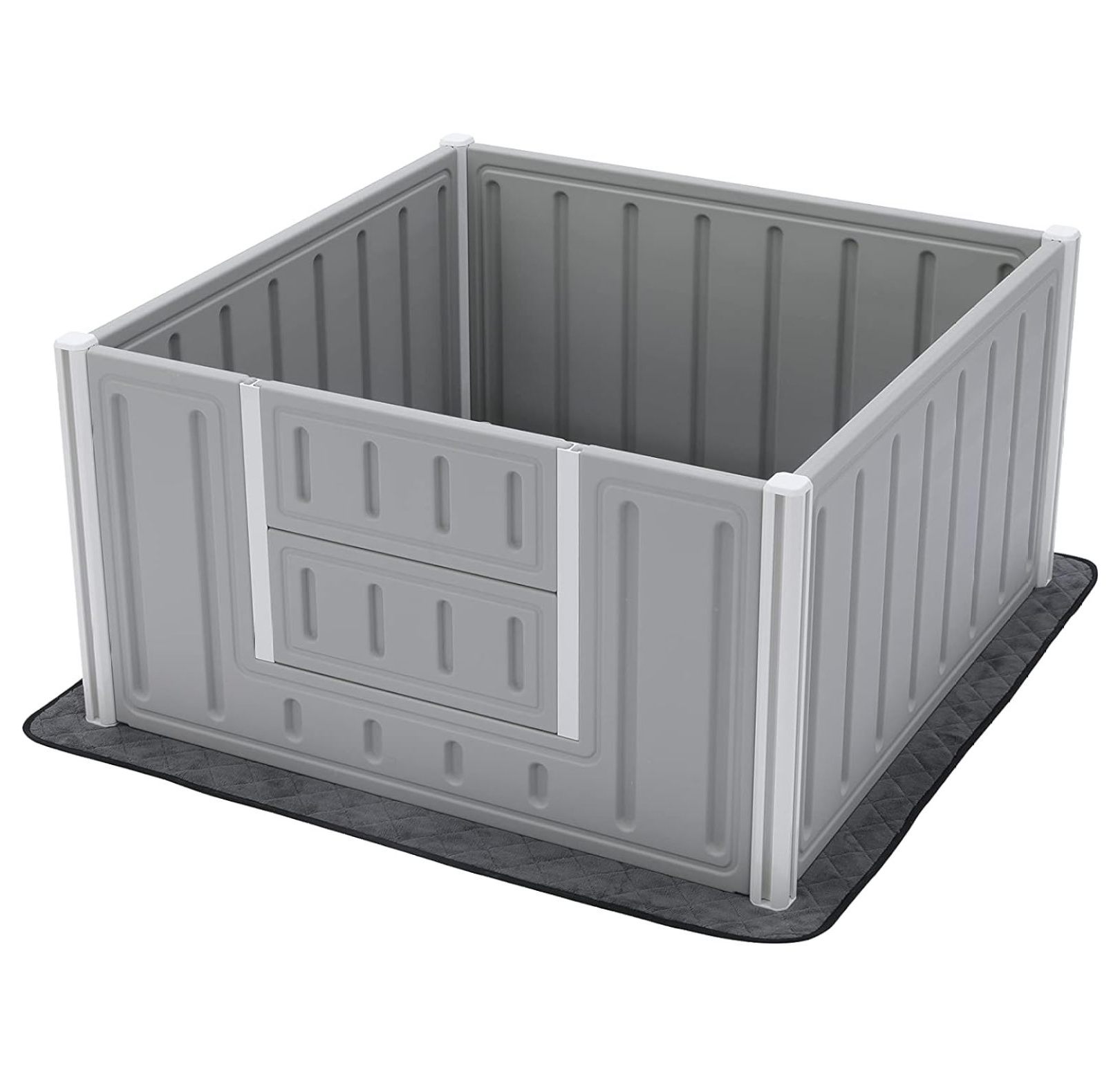 Hongwa Box for Dogs and Puppies Large Birthing Supplies Plastic