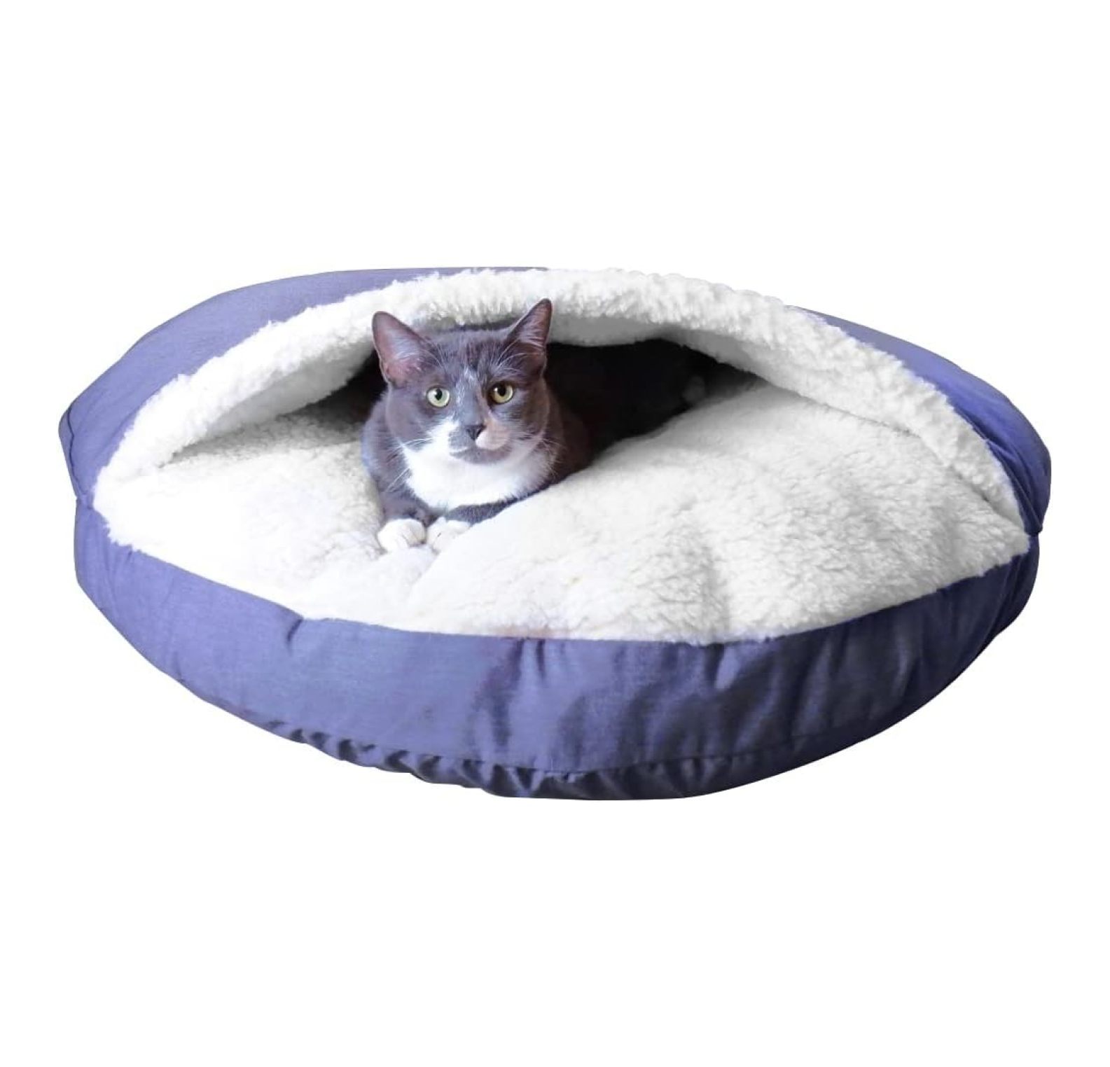 Hongwa Classic Cotton Cozy Cave Pet Bed, Extra Large, Heather Gray