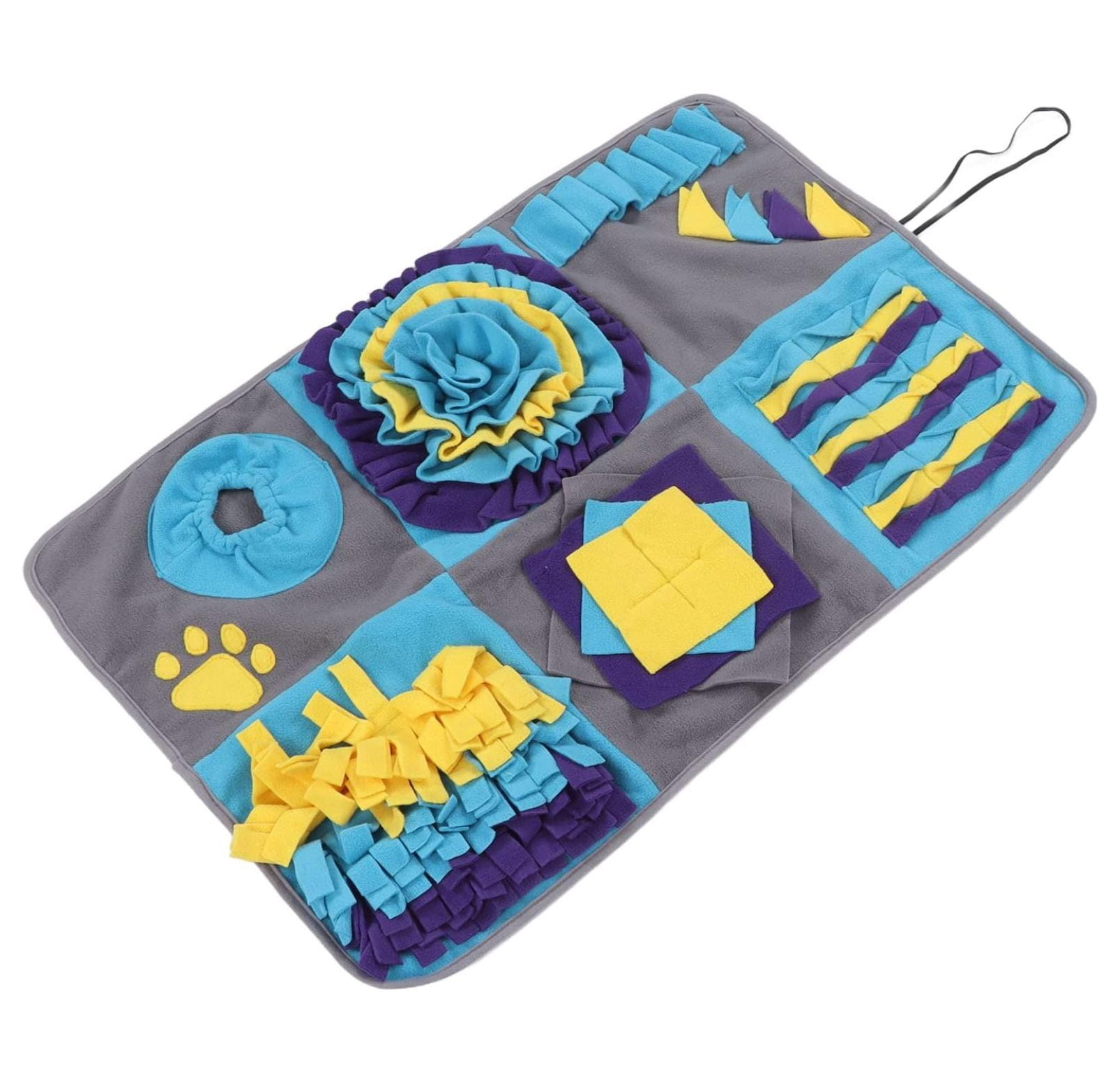 Snuffle Mat For Dogs AMISAN With Lick Mat And Plush Dog Toy... Pet Food Mat