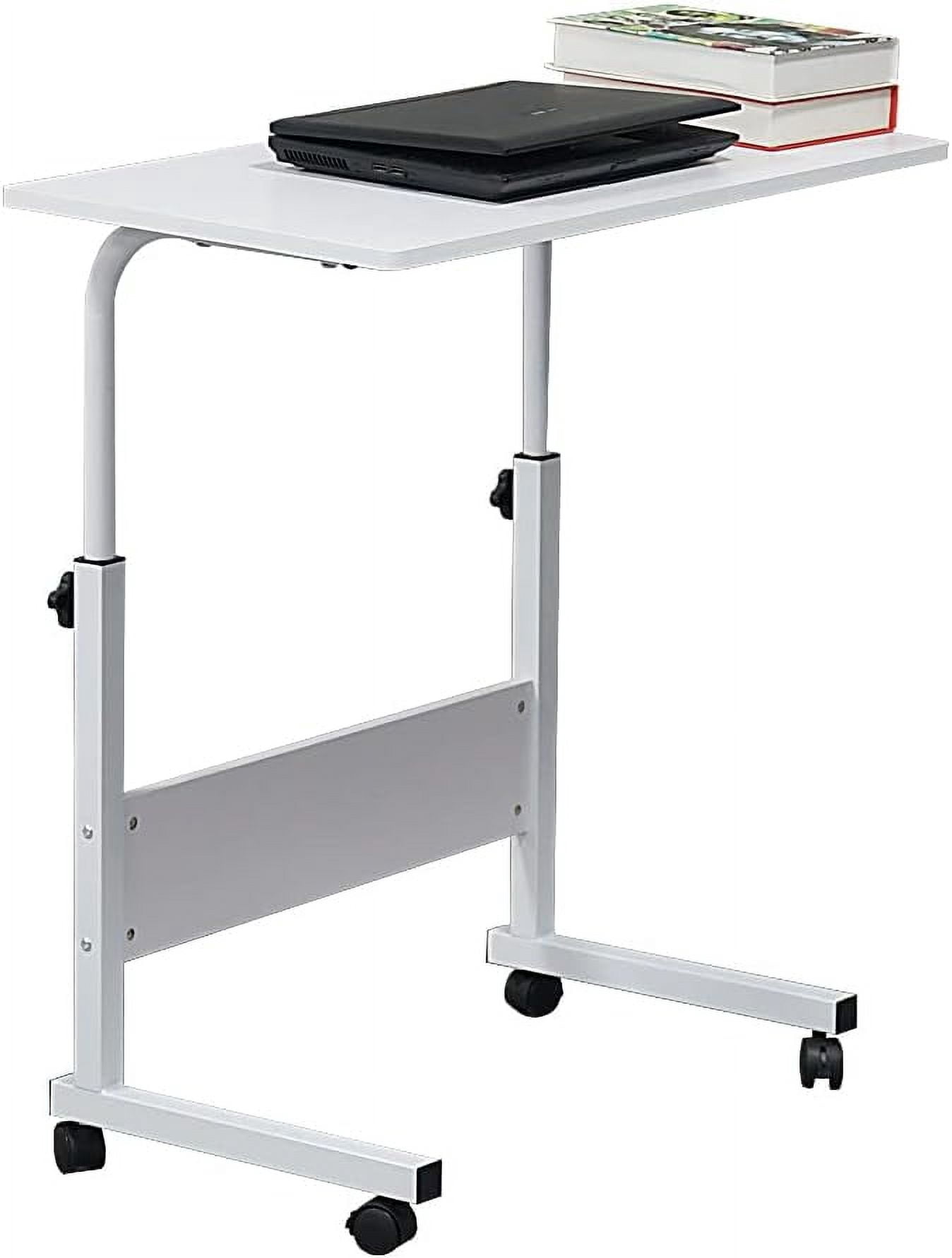 Hongwa Side Table with Wheels,Snack Side Table with Castors Mobile End ...