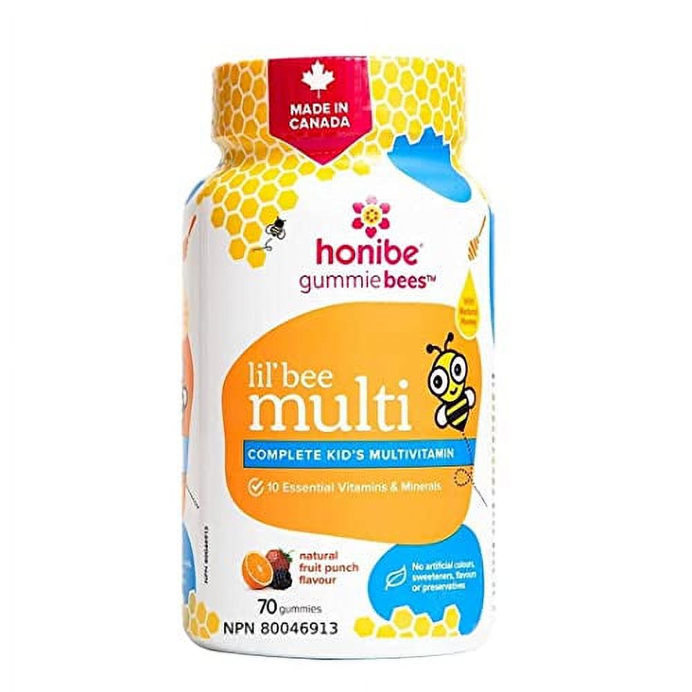 Honibe Complete Kids Multivitamin Gummies Made in Canada Children's