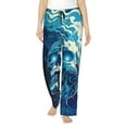 thumbnail image 1 of Honiee Abstract Blue Skull for elegant Women's Lounge Pants and Pajama Pants, crafted for ultimate comfort in your sleepwear essentials-XX-Large, 1 of 6