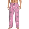 thumbnail image 1 of Honiee Beautiful pink bow for men - a sleek fusion of Straight Pajama Pants, versatile Lounge Pants, and cozy Sleepwear, all rolled into one-Small, 1 of 6