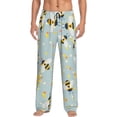 thumbnail image 1 of Honiee Bees for men - a sleek fusion of Straight Pajama Pants, versatile Lounge Pants, and cozy Sleepwear, all rolled into one-Small, 1 of 6