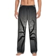 thumbnail image 1 of Honiee Black Spiders for men - a sleek fusion of Straight Pajama Pants, versatile Lounge Pants, and cozy Sleepwear, all rolled into one-Medium, 1 of 6