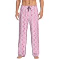 thumbnail image 1 of Honiee Breast Cancer Awareness5 for men - a sleek fusion of Straight Pajama Pants, versatile Lounge Pants, and cozy Sleepwear, all rolled into one-Medium, 1 of 6
