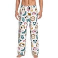 thumbnail image 1 of Honiee Cartoon Animals for men - a sleek fusion of Straight Pajama Pants, versatile Lounge Pants, and cozy Sleepwear, all rolled into one-Medium, 1 of 6