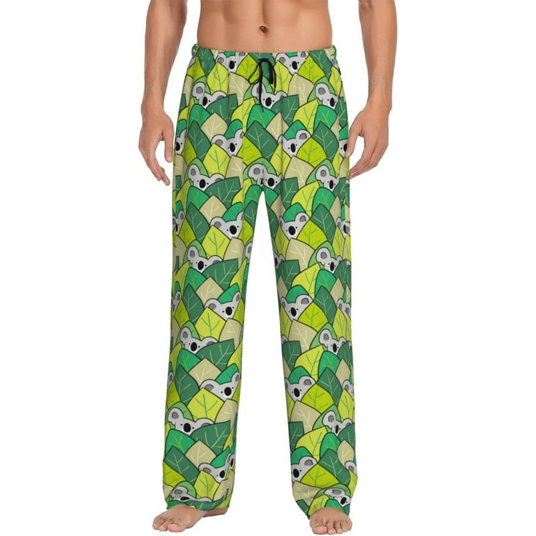 Honiee Cartoon Koala Bear and Leaf for men a sleek fusion of Straight Pajama Pants versatile Lounge Pants and cozy Sleepwear all rolled into one XX Large Walmart