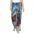 thumbnail image 1 of Honiee Cartoon Train Hot Air Balloon for elegant Women's Lounge Pants and Pajama Pants, crafted for ultimate comfort in your sleepwear essentials-Large, 1 of 6