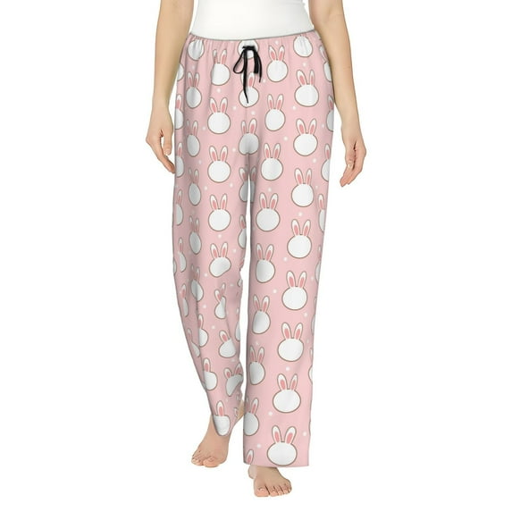 Honiee Cute Rabbit for elegant Women's Lounge Pants and Pajama Pants, crafted for ultimate comfort in your sleepwear essentials-XX-Large