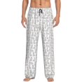 thumbnail image 1 of Honiee Cute Rabbit for men - a sleek fusion of Straight Pajama Pants, versatile Lounge Pants, and cozy Sleepwear, all rolled into one-Small, 1 of 6