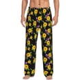 thumbnail image 1 of Honiee Daisies Flowers for men - a sleek fusion of Straight Pajama Pants, versatile Lounge Pants, and cozy Sleepwear, all rolled into one-Large, 1 of 6
