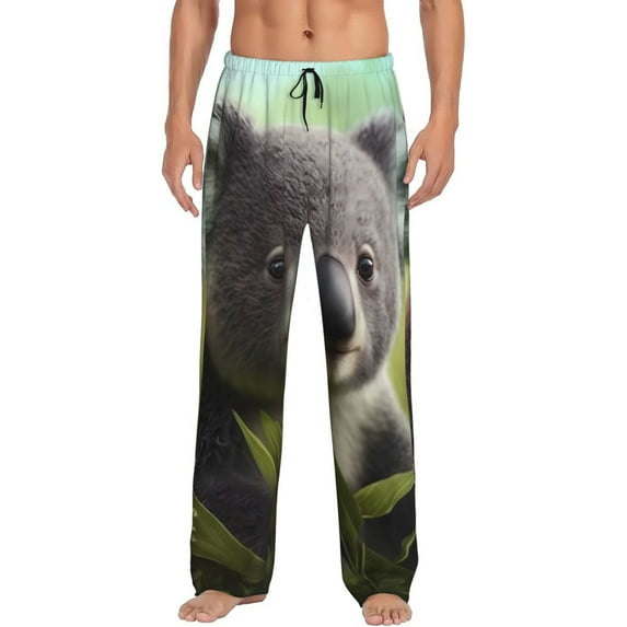 Honiee Daisy Koala for men - a sleek fusion of Straight Pajama Pants, versatile Lounge Pants, and cozy Sleepwear, all rolled into one-X-Large