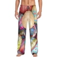 thumbnail image 1 of Honiee Easter Eggs for men - a sleek fusion of Straight Pajama Pants, versatile Lounge Pants, and cozy Sleepwear, all rolled into one-Large, 1 of 6