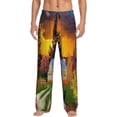 thumbnail image 1 of Honiee Fall Village Scenery for men - a sleek fusion of Straight Pajama Pants, versatile Lounge Pants, and cozy Sleepwear, all rolled into one-Large, 1 of 6