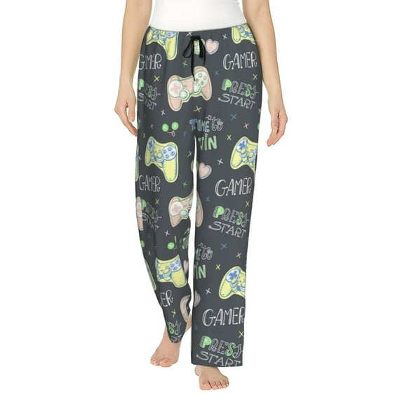 Honiee Gamers for elegant Women's Lounge Pants and Pajama Pants, crafted for ultimate comfort in your sleepwear essentials-Medium