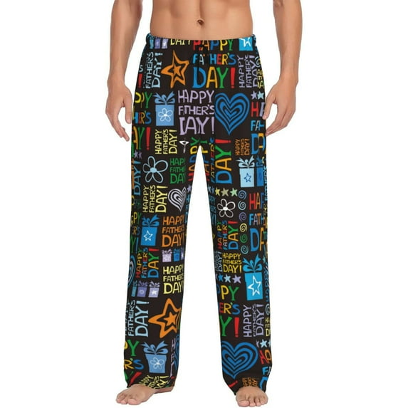 Honiee Happy Father Day for men - a sleek fusion of Straight Pajama Pants, versatile Lounge Pants, and cozy Sleepwear, all rolled into one-XX-Large